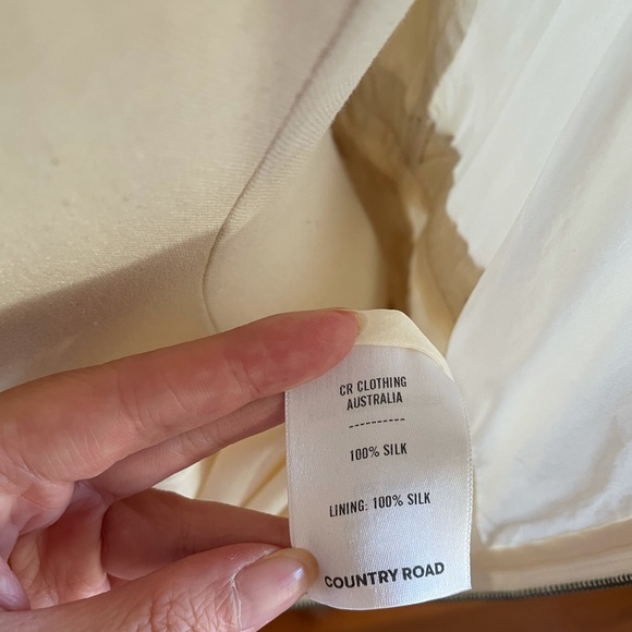 Vintage 100% silk country road dress - Picture 7 of 8